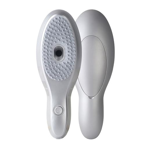 Peine masajeador eléctrico para piel peluda, herramienta de masaje para piel peluda, cepillo de peinado recargable rascacabezas, cuidado de cabello portátil inalámbrico para mujer, hombre, relajación