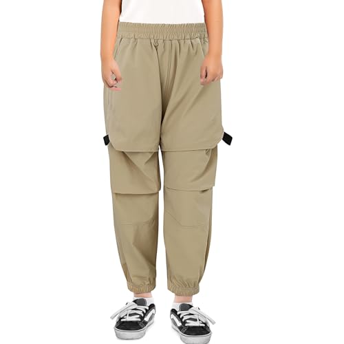 Pantalon cargo garçon en toile légère pour le printemps et l'été