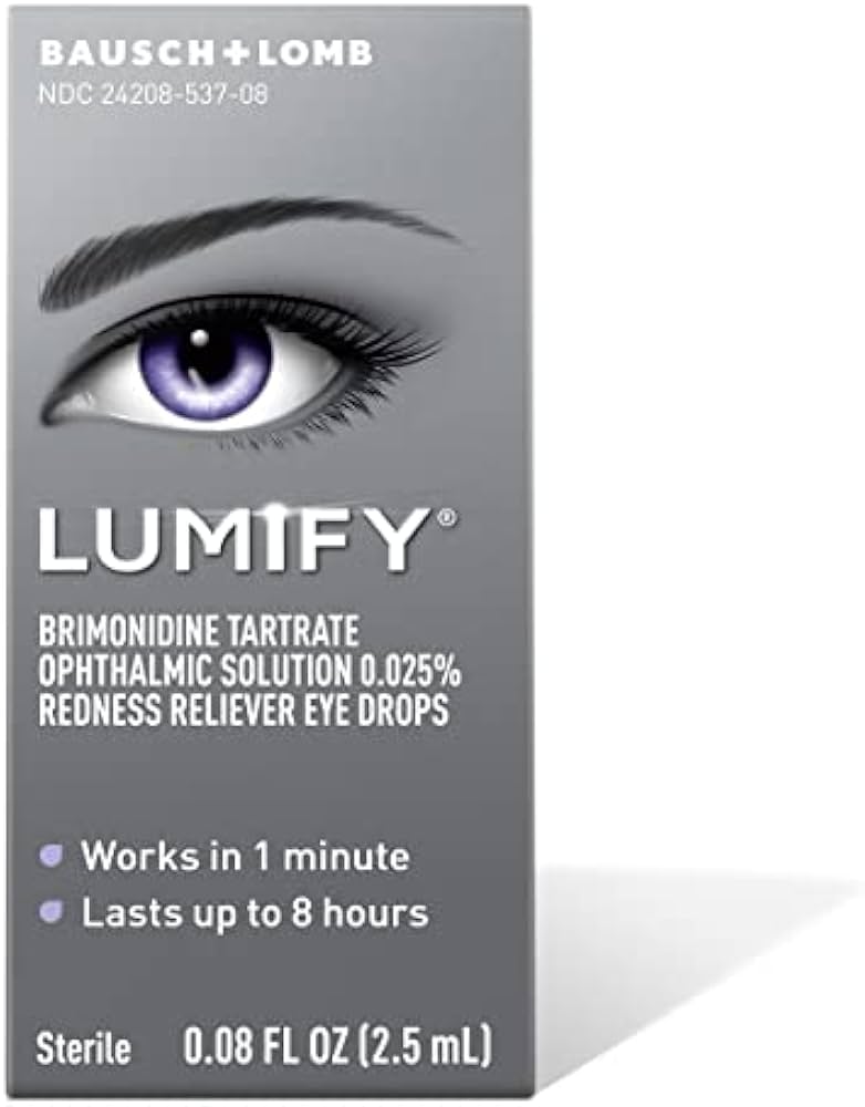 Amazon.com: Bausch + Lomb Lumify Eye Drops 0.08 fl oz + Advanced