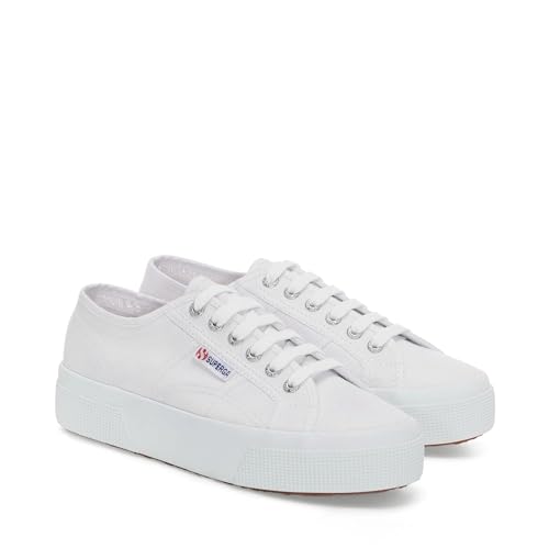 Image of Superga 2740 Platform Sneakers for Men and Women - Iconic Italian Men's and Women's Tennis Shoes with Breathable Canvas Upper, Non Slip Rubber Sole