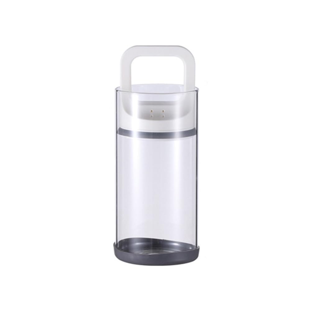 Vakuumversiegelte Behälter für Kaffeebohnen, Küche, Lebensmittelbehälter, Glas, Kaffeedosen, frischhaltend, feuchtigkeitsbeständig, Größe S, Weiß