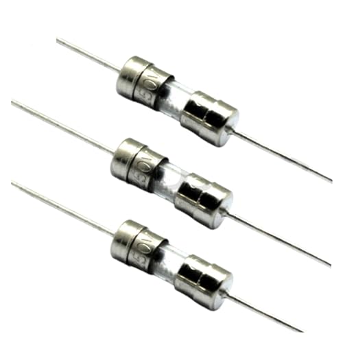 Fusible en verre à plomb 3.6x10 mm T0.5A temporisé cylindrique miniature basse tension 250V