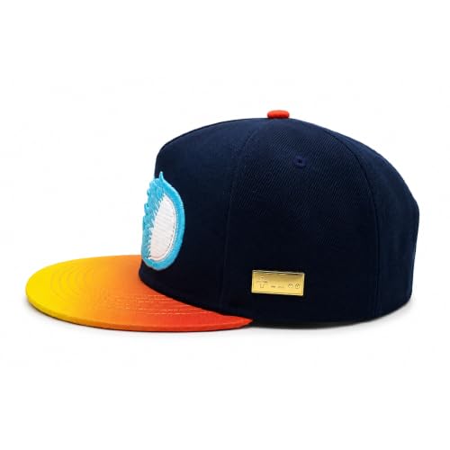 Image of VRITRAZ Comfortable Polyester 3D Printed Hip Hop Cap for Men & Women | Adjustable Snapback Closure Flat Brim Baseball Hat | Lightweight Urban Streetwear Headwear for Dance, Skateboarding, Gym, Sports