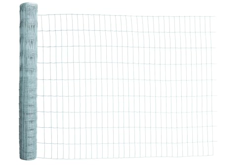 Wildzaun Forstzaun Drahtzaun Weidezaun Knotengeflecht Zaun 15 Größen Dickverzinktes Knotengeflecht aus Stahldraht Weidezaun Wildschutz für Garten & Forst (Wildzaun 125/13/30)