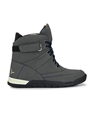 Image of Eego Italy Men's Premium High Top Boots (NR-6-GREY-10)
