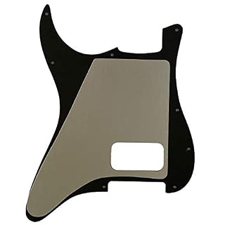 Pièces de guitare pour Fender Stratocaster Start Single Humbucker Pickguard (3 plis) Noir - Les Beatles, Paul McCartney, John Lennon, RIngo Starr, George Harrison Pièces de guitare pour Fender Stratocaster Start Single Humbucker Pickguard (3 plis) Noir – Image 6
