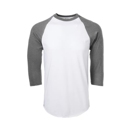 Camiseta clásica de béisbol para hombre Soffe, manga 3/4 miniatura 5