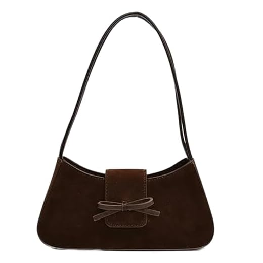Bolsa tipo estilingue para mulheres, bolsa de ombro com laço | Bolsa de ombro com fosco | Bolsa de ombro portátil, bolsa elegante para trabalho, vida diária, viagens