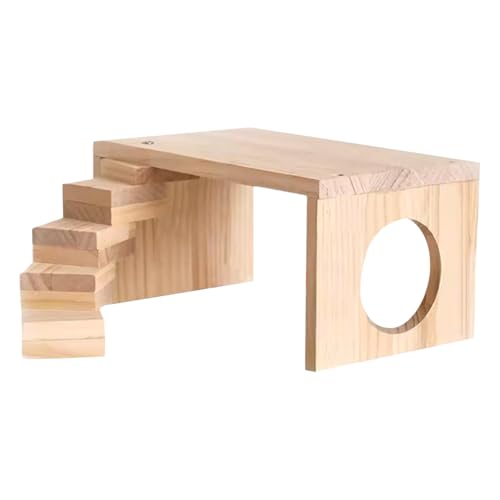 Hamster Plattformen | Holzspielzeug Für Hamster,Beschäftigungs-Spielzeug für Zwergmeerschweinchen, Chinchillas & Mäuse zur Aktivitätsförderung