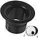 Bass Drum Enhancer, Adjustable Drum Amplifier, Portable Practical ABS Plastic Bass Speaker for Percussion Accessories, Black