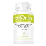 Fair & Pure Saccharomyces boulardii Kapseln 320mg Tagesdosis, 120 DRcaps, schluckfreundlich, 6,4 Milliarden Hefekolonien, veganes Nahrungsergänzungsmittel ohne Zusätze, in Deutschland hergestellt