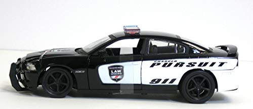 New Ray Dodge Charger Pursuit Diecast Police Car 1/24 miniatura 4