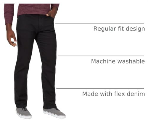 Image of Wrangler Authentics Men's Classic 5-Pocket Regular Fit Flex Jean