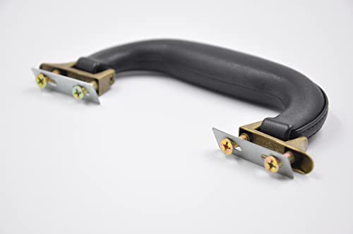 Cynken 1 Pieces Pu Leather Handle For Guitar Musical Box Handbags Gift Boxes Wine Boxes Luggage Toolbox Trolley Instrument Case Black Bronze #TOP2