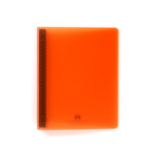 エトランジェディコスタリカ バインダー B5 26穴 透明PP オレンジ TRP-03-03