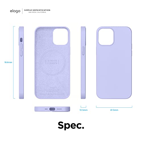 elago Premium Magnetic Silicone Case for iPhone 12 Pro Max Lavender by elago - Used condition - Image 8
