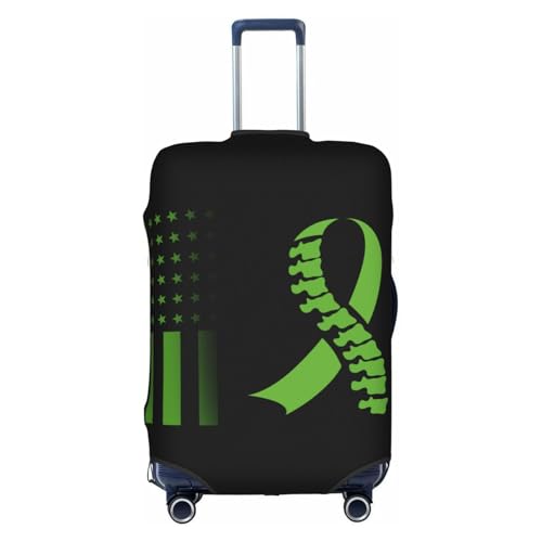 Travel Luggage Cover Scoliosis Awareness Fashion Washable Baggage Suitcase Protector Fit For Luggage Large