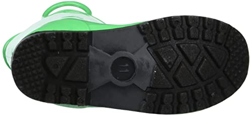 Khombu Boots Splash Waterproof Slip-On Lined Rubber Rain Shoes Classic All-Weather, Green, 12 Us Unisex Little Kid #TOP3