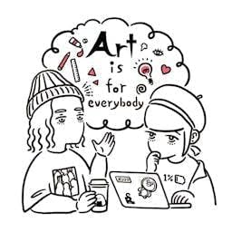 『Art is for everybody. supported by B-SIDE LABEL』のカバーアート