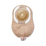 Hollister 84134 CeraPlus Soft Convex 1-Piece 9” Urostomy Pouching System, Cut-to-Fit 1”, Ultra-Clear, 5 Pack, Multiple Built-in Chambers