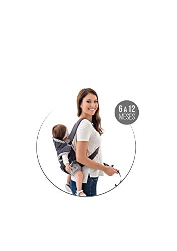 Baby Carrier Natural Fit 3 em 1 - NUK, Cinza
