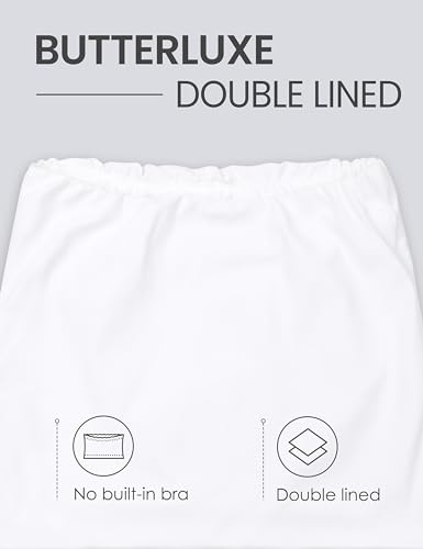 CRZ YOGA Butterluxe Double Lined Tube Tops for Women Going Out Crop Sleeveless Tank Bandeau Strapless Casual Shirts3