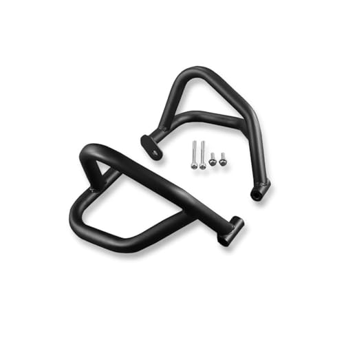 Barre protection moteur moto 502 C en acier noir robuste