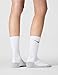 Nike Unisex Everyday Max Cushioned Training Crew Socks (3 Pairs), White/Wolf Grey/Black, Large