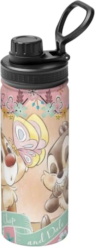 チップとデール アニメ 水筒 真空断熱 保温 保冷 スポーツボトル 人気 ステンレスボトル スポーツ飲料対応 漏れない 直飲み530ml 男の子 女の子 おしゃれ 大人 子供 グッズ キャラクター 雑貨 ty7j48