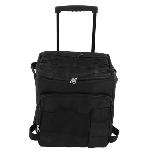 Glacière à roulettes, 43L Sac Isotherme de Pique-Nique, Sac Isotherme étanche avec Poignée DT Double Fermeture éclair, Glacière de Camping, Glacière à...