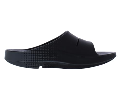 Image of OOFOS Ooahh Sport Unisex Shoes Size 9, Color: Matrix Black