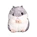 STOBOK Kawaii Hamster Peluche de Juguete Llavero Animal de Peluche Llavero Llavero Encanto Bolso Colgante para Mujer niña (Gris)