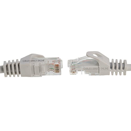 Cables Direct Online 100FT ETHERNET CABLE GRAY CAT5E INTERNET ROUTERS GAMING 100 FT - Thumbnail 3