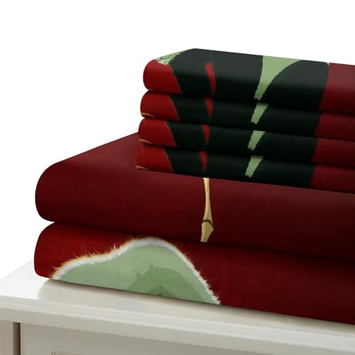 Housse de couette papillon fermeture éclair lit double microfibre - 7