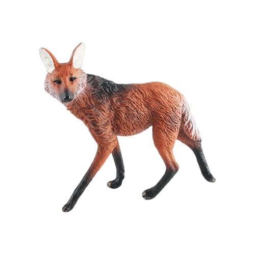 Genérico Spielzeug mit wildem Wolf | Realistisches Waldtier Wolf Figuren Spielzeug | Modell Wildkinder Fantasie Spiel,