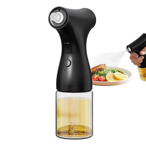 Berriphonia Vaporisateur pour huile comestible, bouteille d'huile d'olive | Flacon pulvérisateur portable de 200 ml pour cuisine, salade, rôti, friteuse, grillades, pâtisserie