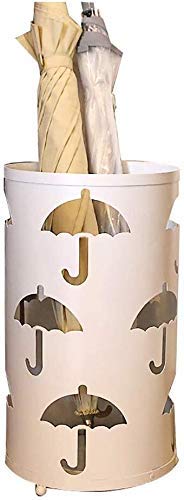 Porte-parapluie métal maison intérieur panier rangement canne design B