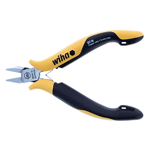 Wiha 32704 Small Tapered Head with Hollow Ground Back Flush Precision Cutters #1