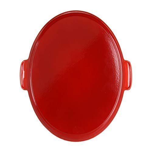 Le Creuset Enameled Cast Iron Bistro Grill Pan, 12-2/3-Inch, Cherry #TOP3