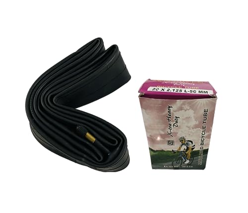 Image of Cycle Tube 20 X 2.125 Schrader Valve 20T Bicycle Inner Tube Long Valve 50MM