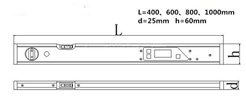 Cgoldenwall digitale Inclinometro goniometro 360 ° angolo Finder misuratore con retroilluminazione LCD inch/Metric conversione tre bottoni
