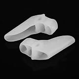 Zehenspreizer f¨¹r Valgus, 2 Paar Gel Zehenspreizer f¨¹r Hallux Valgus Hammer Zehenkorrektur Fu?pflege