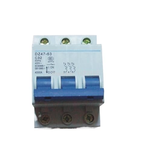 Disjoncteur MCB type C 3P résout les surcharges thermiques sur réseau 400V 32A