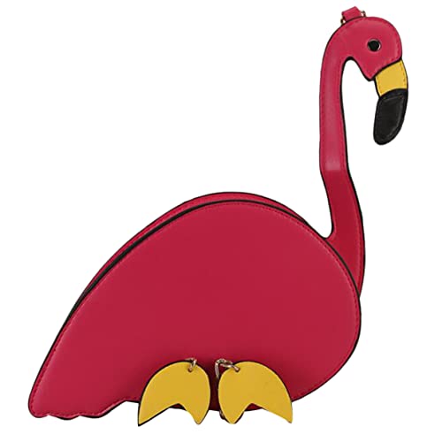 Sac à bandoulière flamant rose pour femme léger et pratique