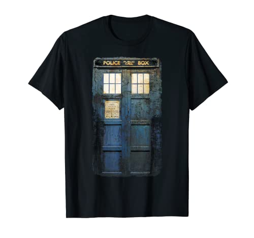 Doctor Who - Tardis Distressed_H Camiseta