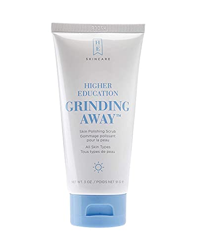 Grinding Away Skin Polishing Scrub, 3 fl. oz., Polishing Scrub Works to Improve Skin's Texture and Tone by Buffing Away Dead Skin Cells by Higher Education Skincare
