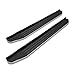 APS RB-HO214S Black & Chrome Nerf Bar Bolt Over for select Honda Pilot Models