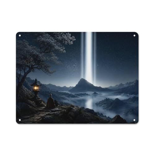 Dekoschild Aus Metall Spirituality 30x40cm