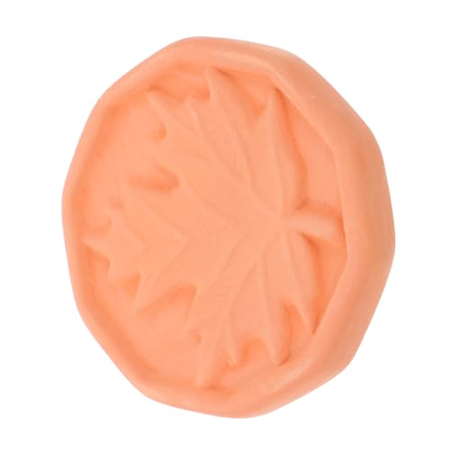 Cabilock Terracota Reusablesugar Softener Disco Forma Arce para Azúcar Moreno y Fresco Humidificador para Latas de Conservación y Almacenamiento de Alimentos