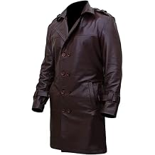 Watchmen Rorschach Jackie Coat | Earle Haley Watchmen Trench Brown Faux Leather Coat